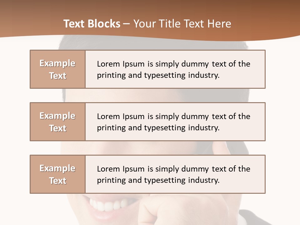 Men Cutout Worker PowerPoint Template