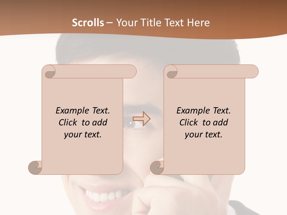Men Cutout Worker PowerPoint Template
