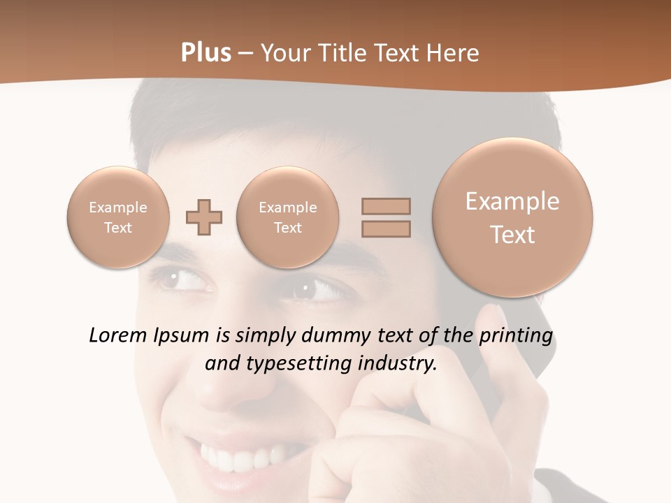 Men Cutout Worker PowerPoint Template