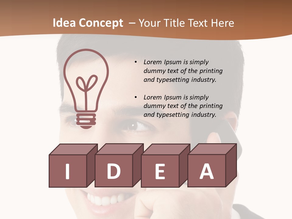 Men Cutout Worker PowerPoint Template