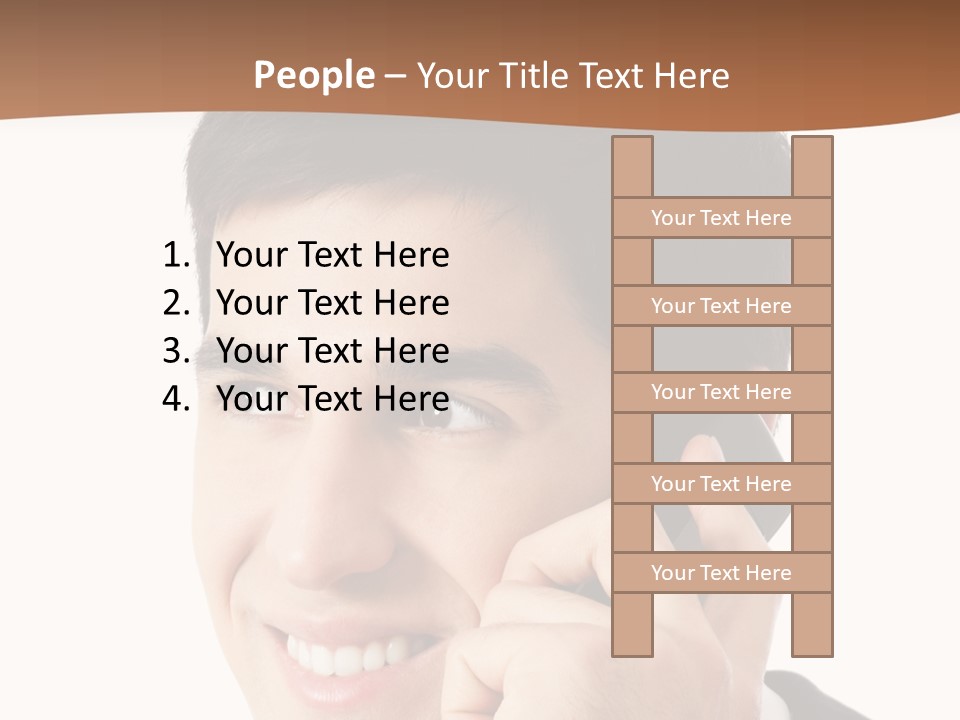 Men Cutout Worker PowerPoint Template