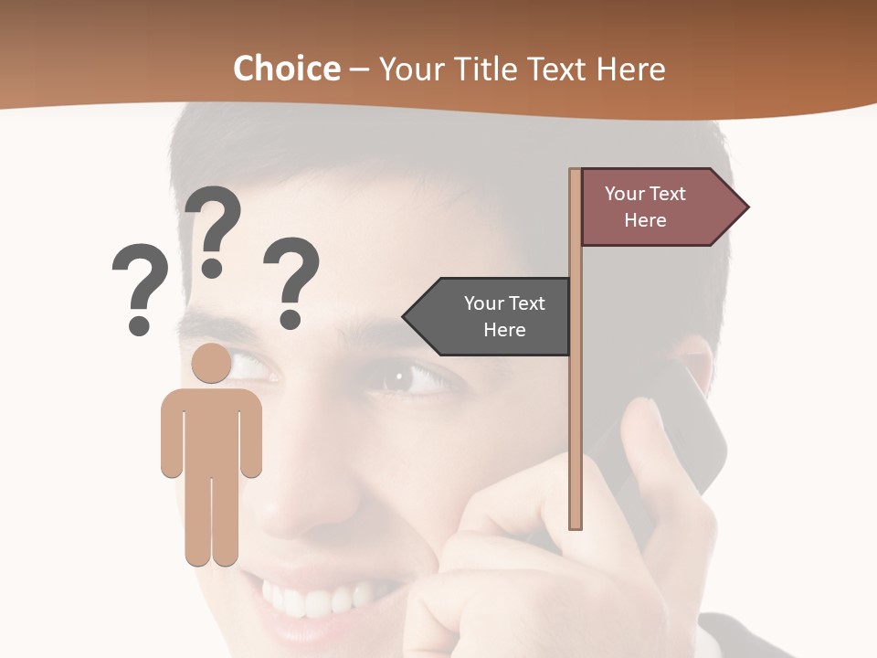 Men Cutout Worker PowerPoint Template