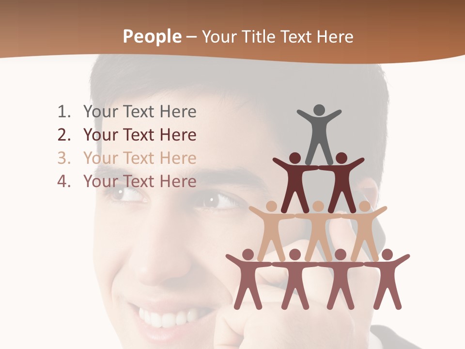 Men Cutout Worker PowerPoint Template