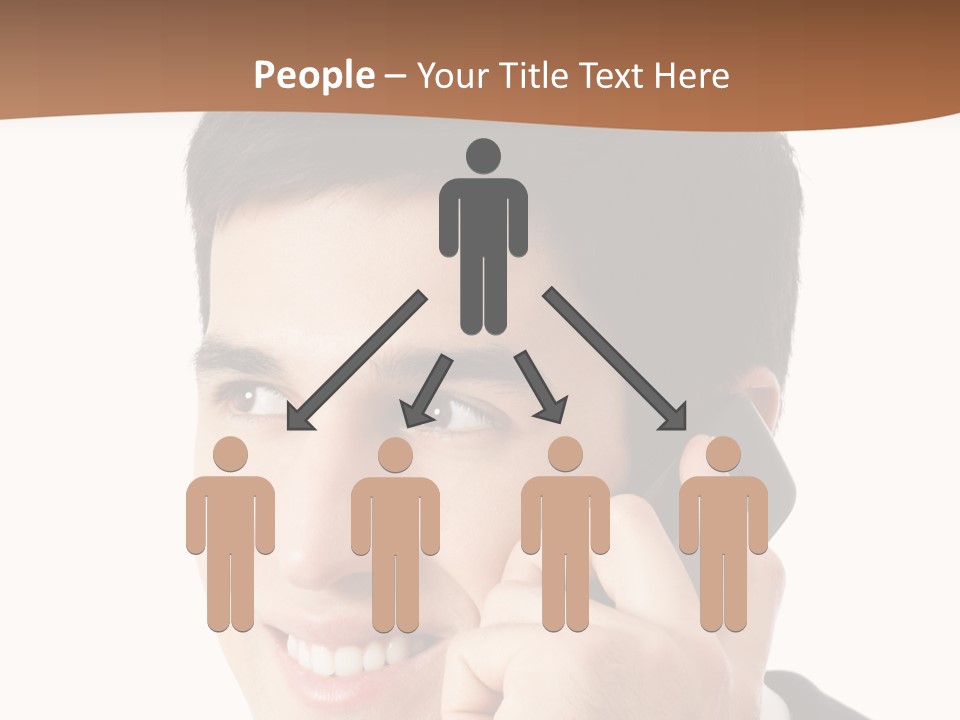 Men Cutout Worker PowerPoint Template