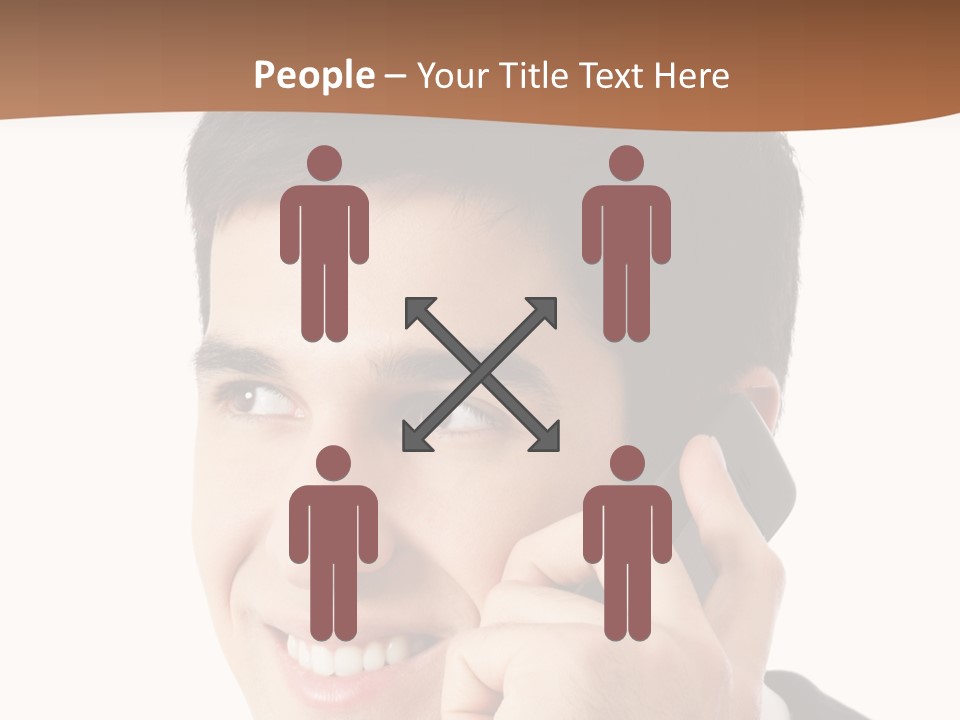 Men Cutout Worker PowerPoint Template