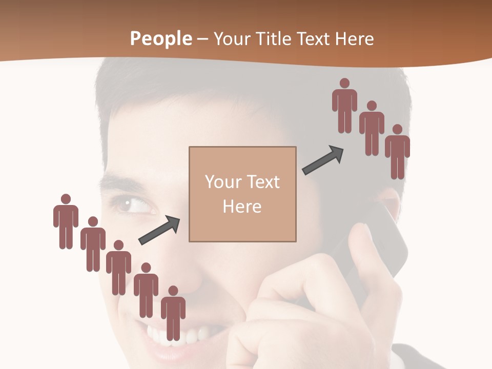 Men Cutout Worker PowerPoint Template