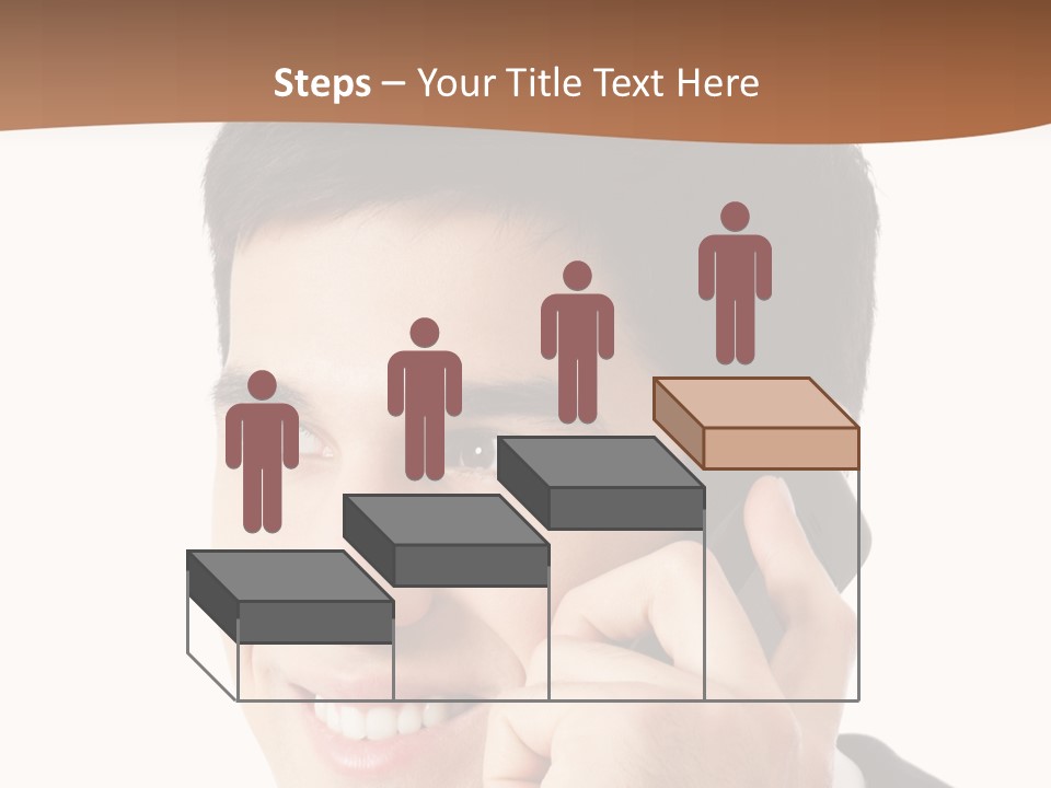 Men Cutout Worker PowerPoint Template