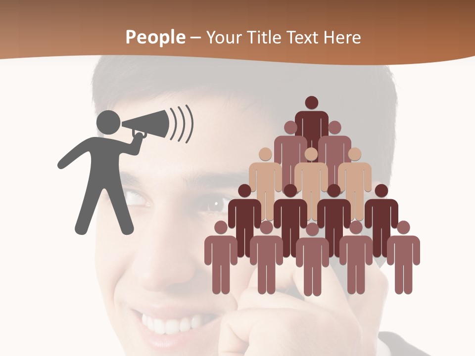 Men Cutout Worker PowerPoint Template