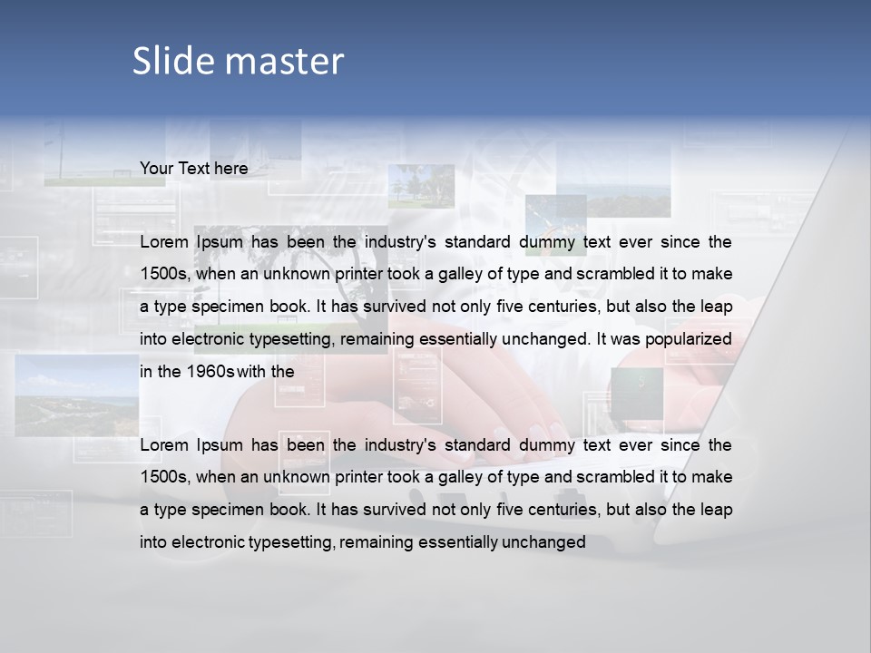 Job Illustration Computing PowerPoint Template