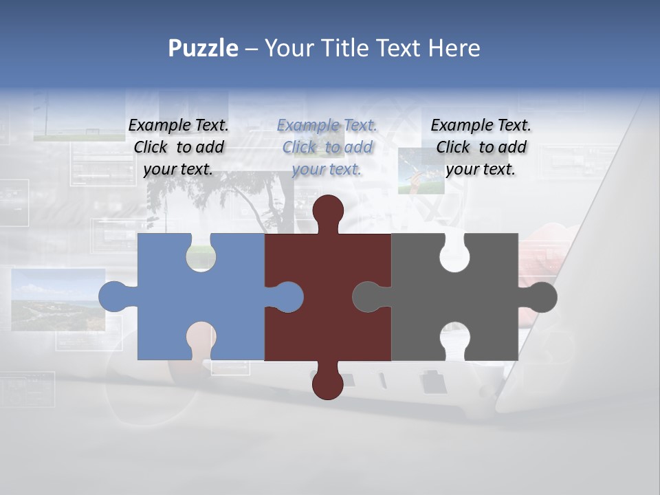 Job Illustration Computing PowerPoint Template