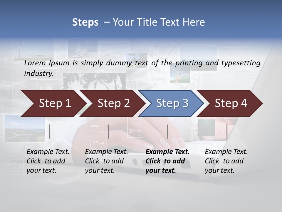 Job Illustration Computing PowerPoint Template