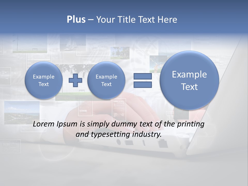 Job Illustration Computing PowerPoint Template