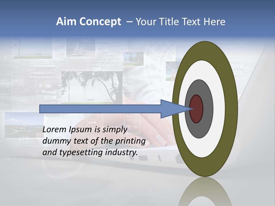 Job Illustration Computing PowerPoint Template