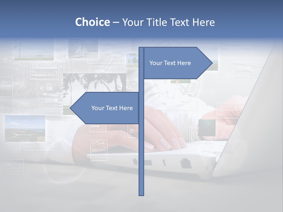 Job Illustration Computing PowerPoint Template