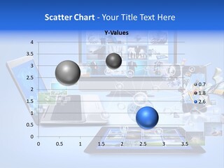 Netbook Smartphone Display PowerPoint Template