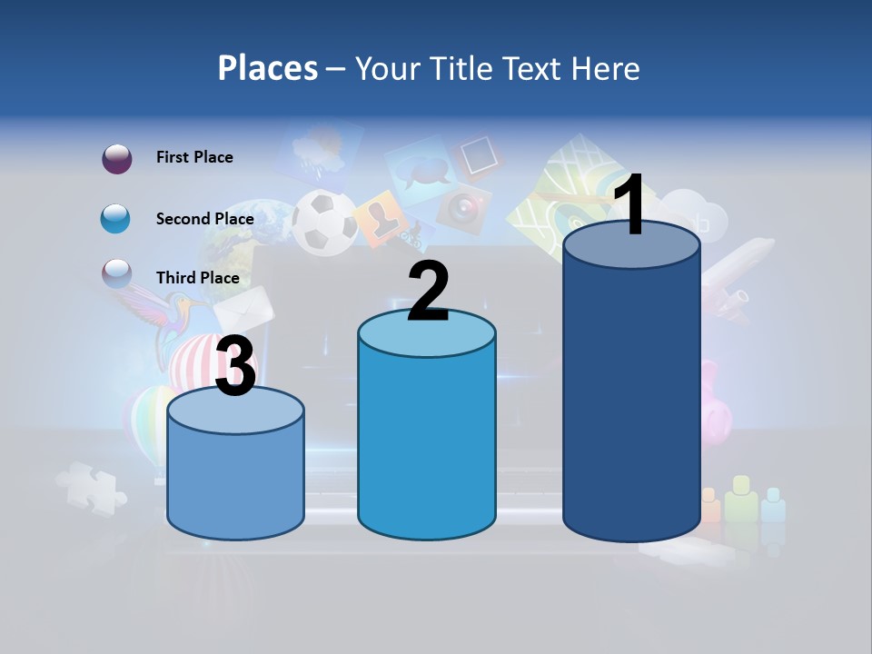 Fun Flights Media PowerPoint Template