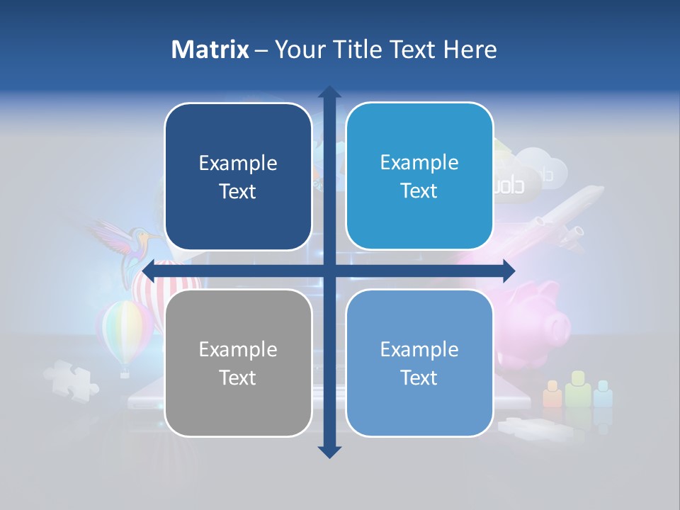 Fun Flights Media PowerPoint Template