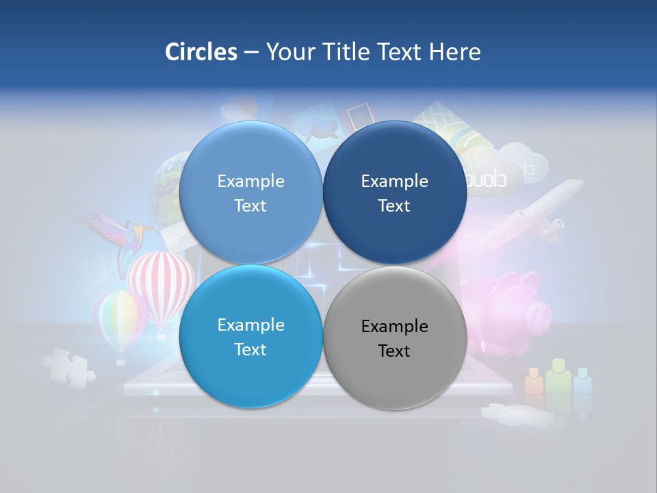 Fun Flights Media PowerPoint Template
