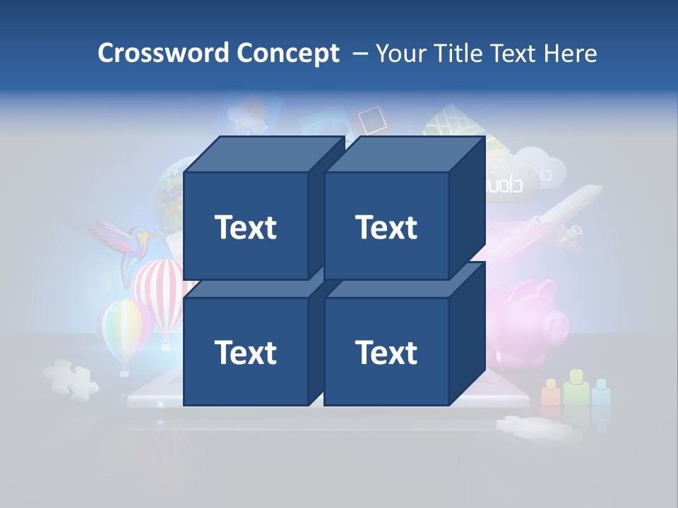Fun Flights Media PowerPoint Template