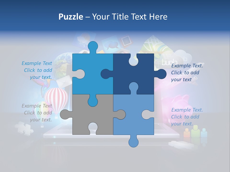 Fun Flights Media PowerPoint Template