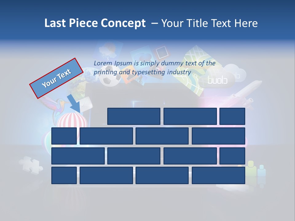 Fun Flights Media PowerPoint Template