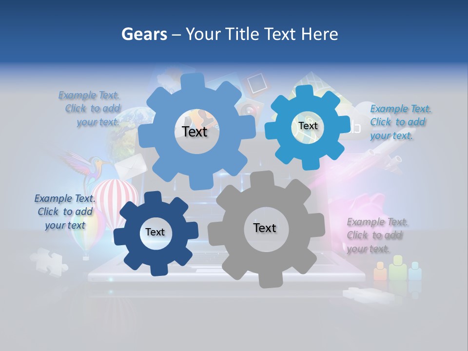 Fun Flights Media PowerPoint Template