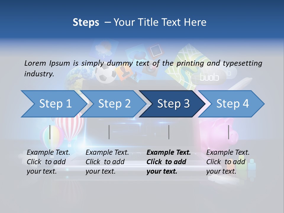 Fun Flights Media PowerPoint Template