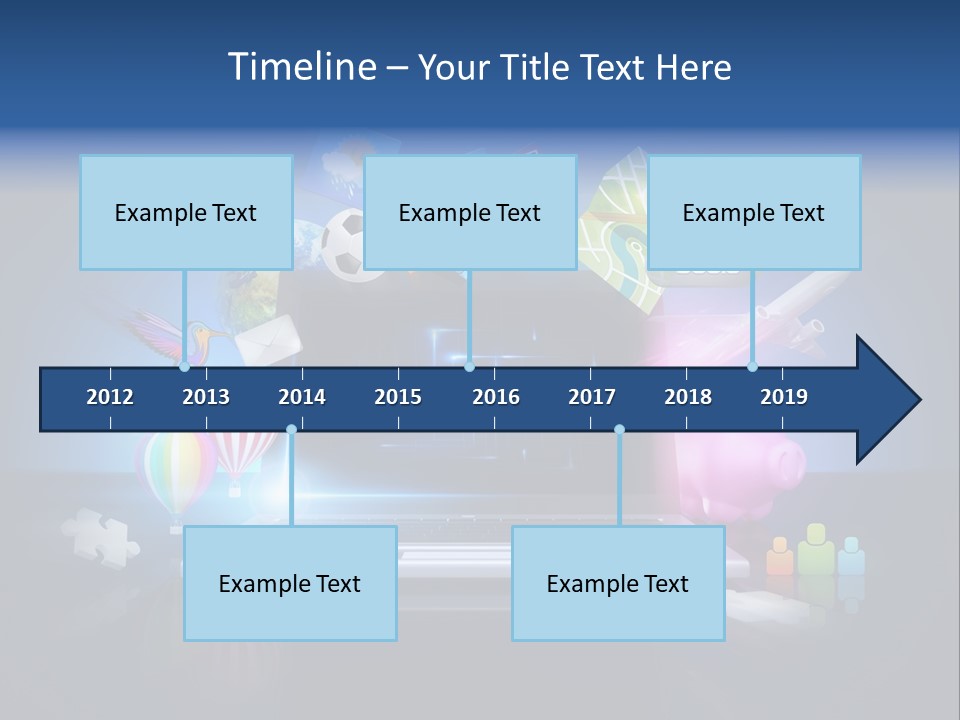 Fun Flights Media PowerPoint Template