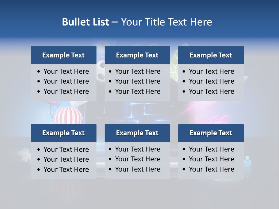 Fun Flights Media PowerPoint Template