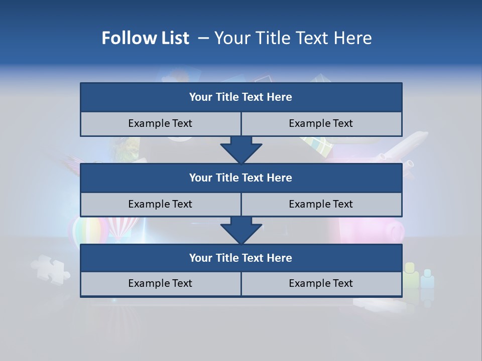 Fun Flights Media PowerPoint Template