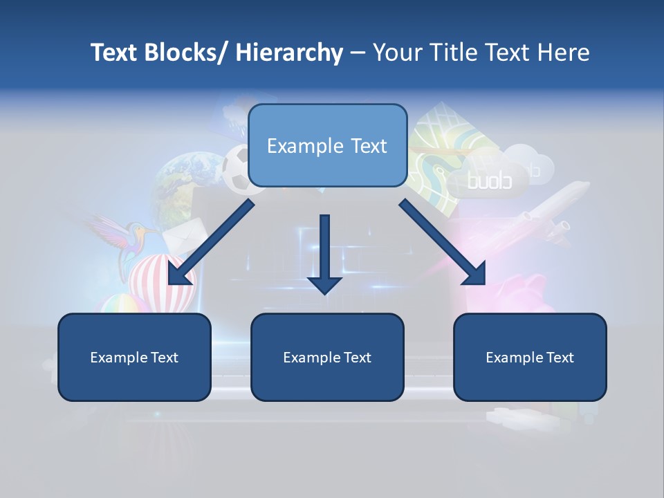 Fun Flights Media PowerPoint Template