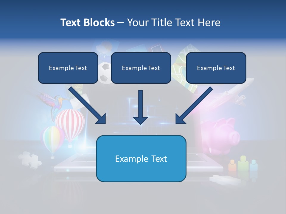 Fun Flights Media PowerPoint Template