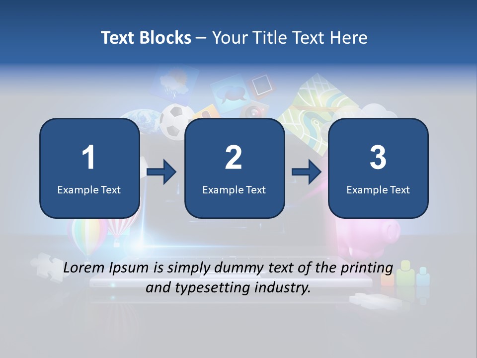 Fun Flights Media PowerPoint Template