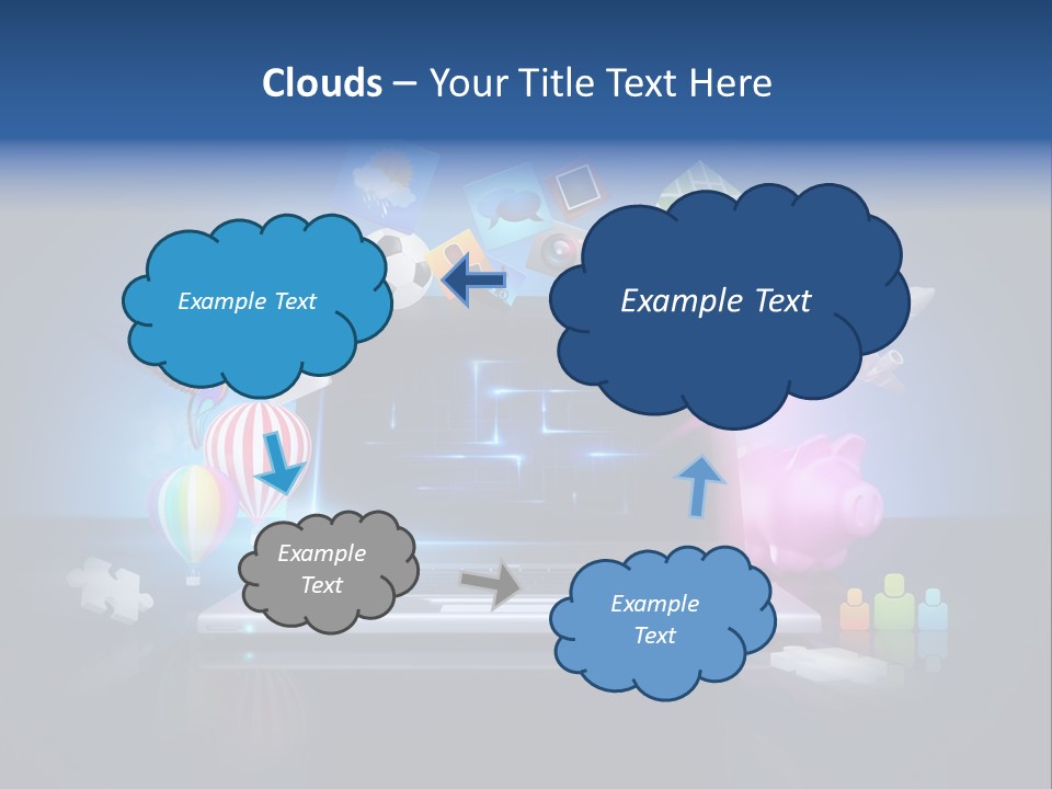 Fun Flights Media PowerPoint Template