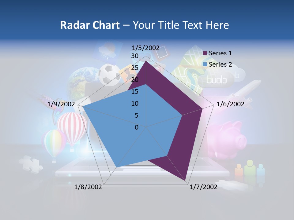 Fun Flights Media PowerPoint Template