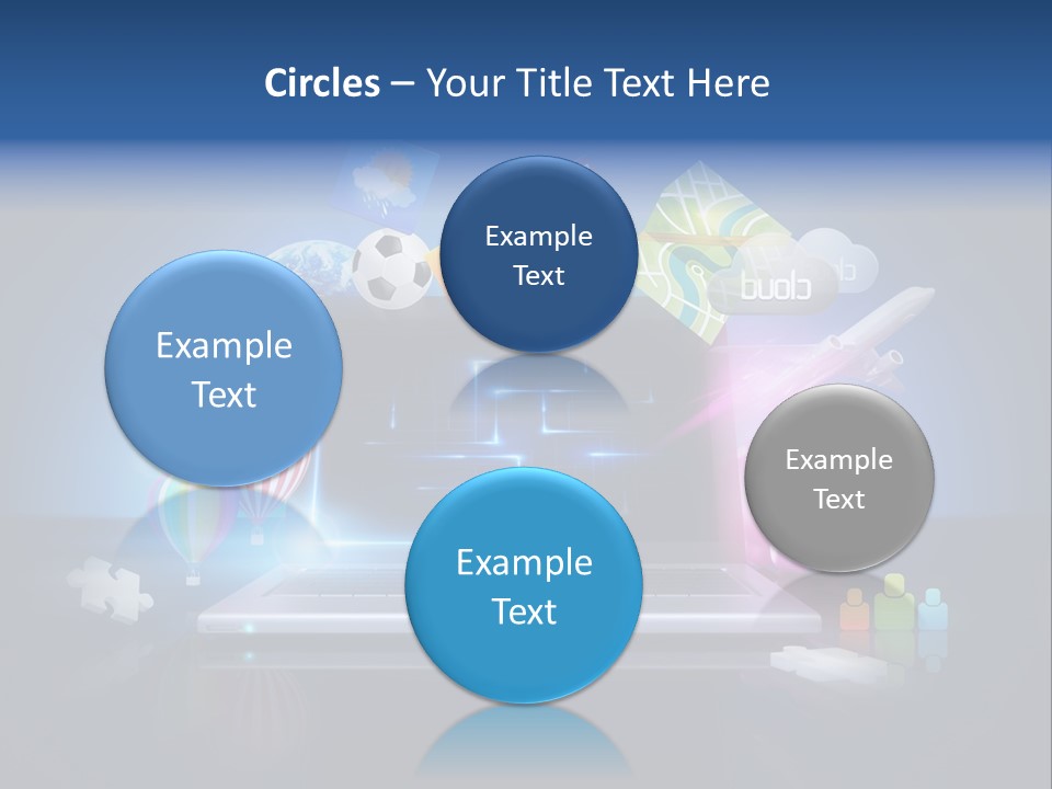 Fun Flights Media PowerPoint Template
