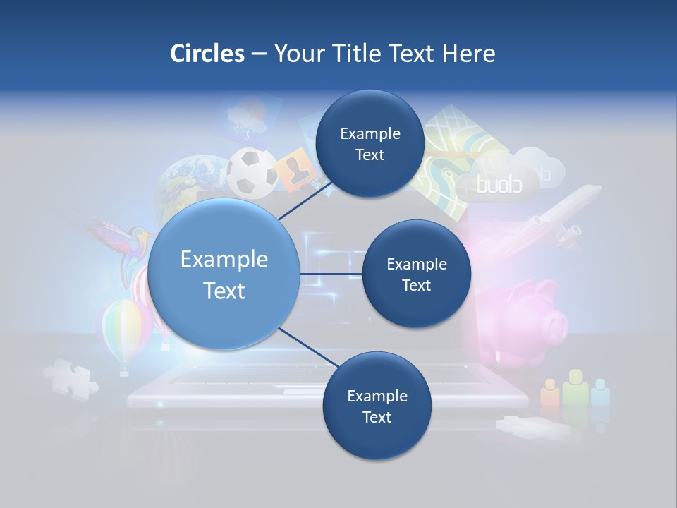 Fun Flights Media PowerPoint Template