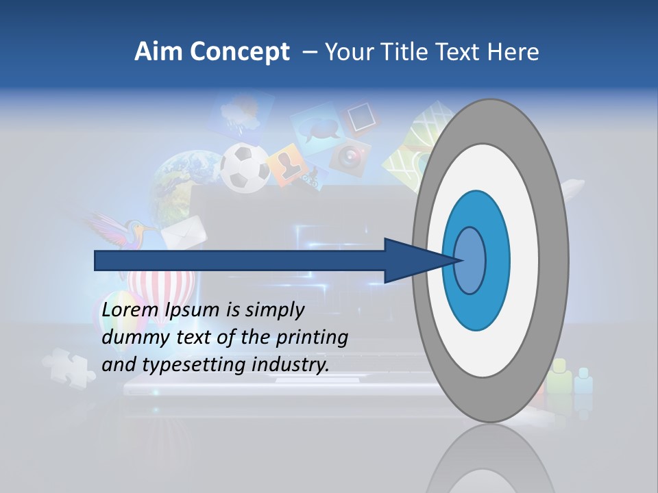 Fun Flights Media PowerPoint Template