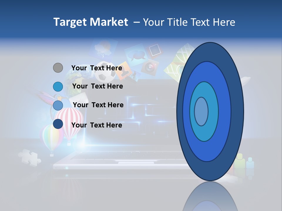 Fun Flights Media PowerPoint Template