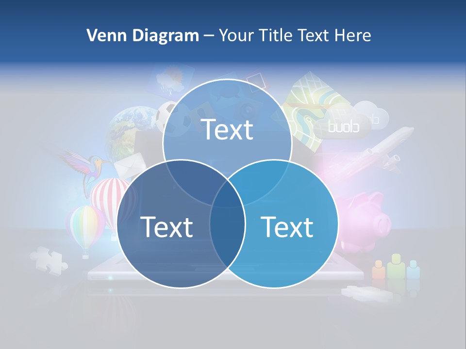 Fun Flights Media PowerPoint Template