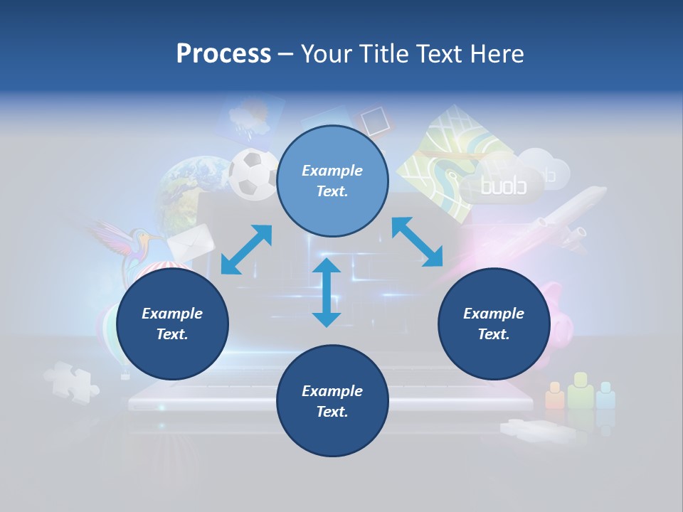 Fun Flights Media PowerPoint Template