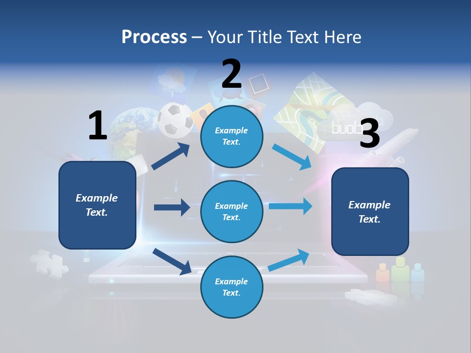 Fun Flights Media PowerPoint Template