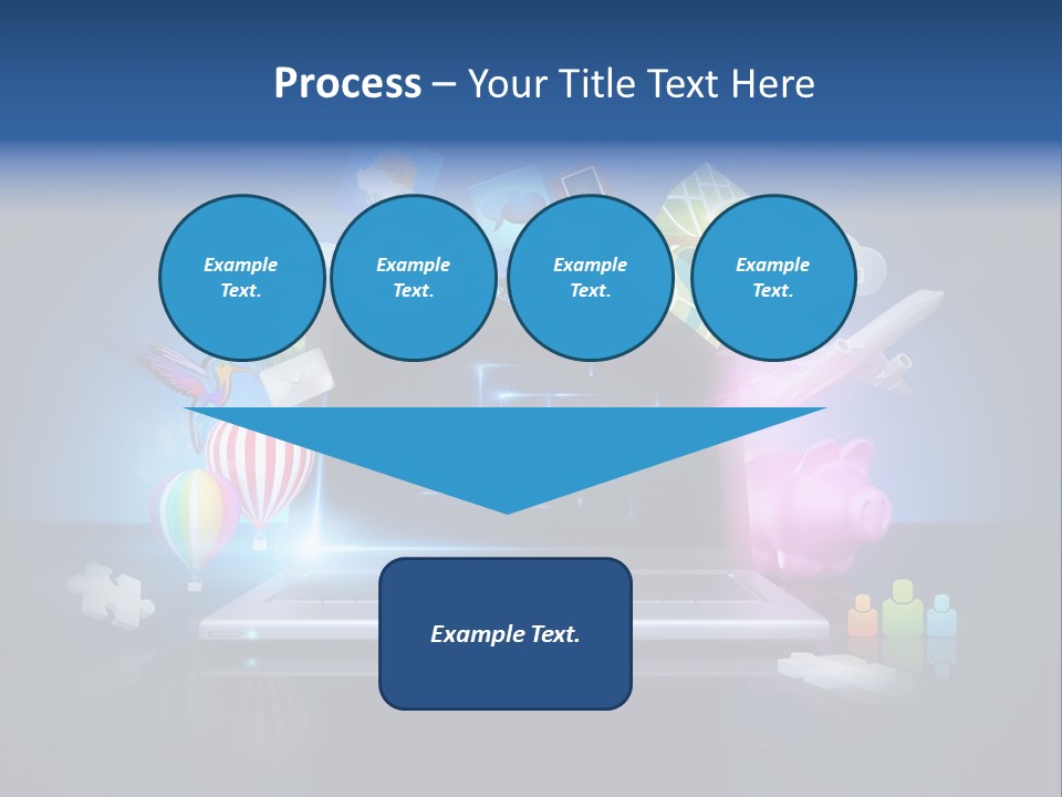 Fun Flights Media PowerPoint Template