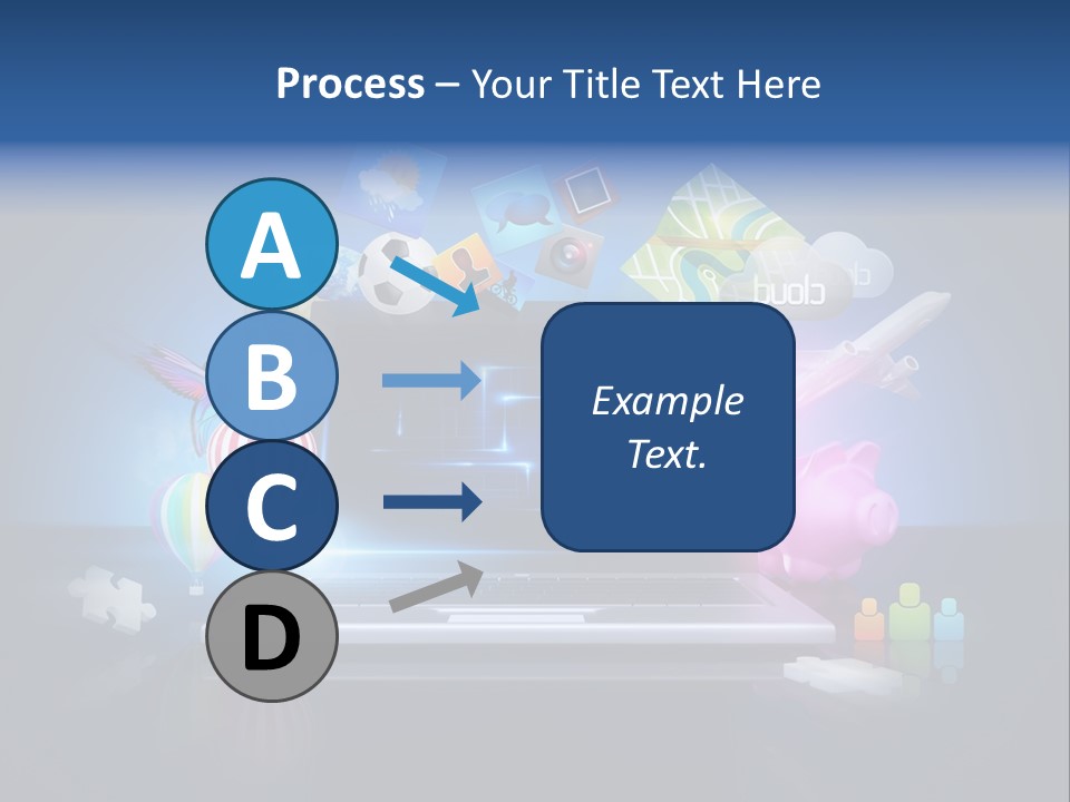 Fun Flights Media PowerPoint Template