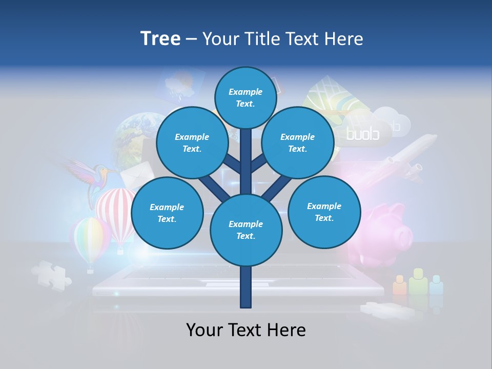 Fun Flights Media PowerPoint Template