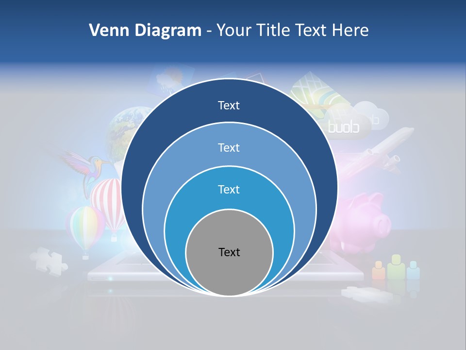 Fun Flights Media PowerPoint Template