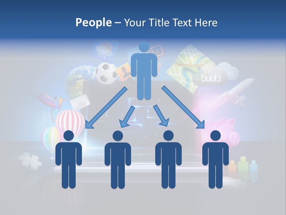 Fun Flights Media PowerPoint Template