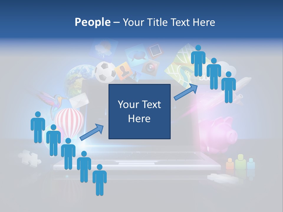 Fun Flights Media PowerPoint Template