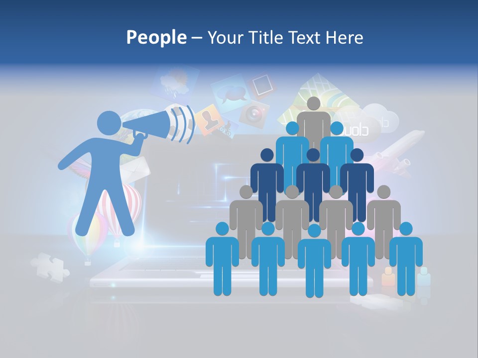 Fun Flights Media PowerPoint Template