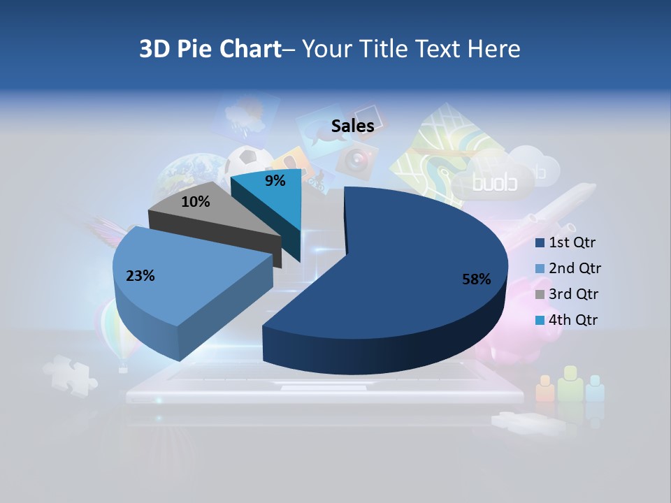 Fun Flights Media PowerPoint Template